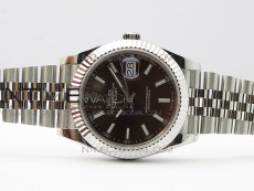 DateJust 41 126334 SS BP 1:1 Best Edition New Version Brown Dial on Jubilee Bracelet