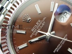 DateJust 41 126334 SS BP 1:1 Best Edition New Version Brown Dial on Jubilee Bracelet