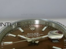 DateJust 41 126334 SS BP 1:1 Best Edition New Version Brown Dial on Jubilee Bracelet