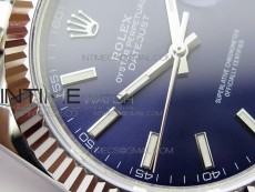 DateJust 41 126334 SS BP 1:1 Best Edition New Version Blue Dial on Jubilee Bracelet