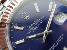 DateJust 41 126334 SS BP 1:1 Best Edition New Version Blue Dial on Jubilee Bracelet
