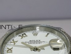 DateJust 41 126334 SS BP 1:1 Best Edition New Version White Roman Markers Dial on Jubilee Bracelet
