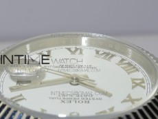 DateJust 41 126334 SS BP 1:1 Best Edition New Version White Roman Markers Dial on Jubilee Bracelet