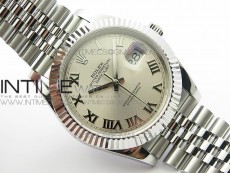 DateJust 41 126334 SS BP 1:1 Best Edition New Version Silver Roman Markers Dial on Jubilee Bracelet