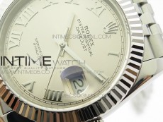 DateJust 41 126334 SS BP 1:1 Best Edition New Version Silver Roman Markers Dial on Jubilee Bracelet