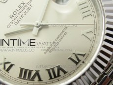 DateJust 41 126334 SS BP 1:1 Best Edition New Version Silver Roman Markers Dial on Jubilee Bracelet