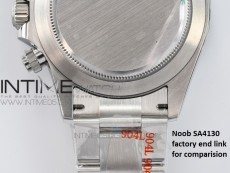 Stainless Steel Endlinks for Genuine Daytona fits Rubber Strap