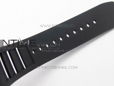RM011 RG Case Carbon Bezel Chronograph KVF 1:1 Best Edition Skeleton Dial Red/RG on Black Rubber Strap A7750