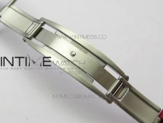 RM011 Carbon Case Carbon Bezel Chronograph KVF 1:1 Best Edition Skeleton Dial(Red Inner Bezel) on Red Rubber Strap A7750