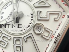 Vanguard V45 SS ZF Best Edition White Textured Dial on White Rubber Strap MIYOTA 9015