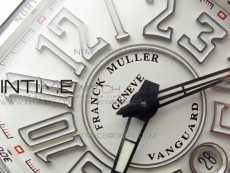 Vanguard V45 SS ZF Best Edition White Textured Dial on White Rubber Strap MIYOTA 9015