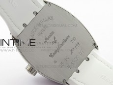 Vanguard V45 SS ZF Best Edition White Textured Dial on White Rubber Strap MIYOTA 9015