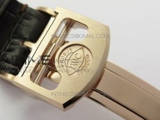 Portuguese Real PR Real Annual Calendar IW503302 RG V9F Best Edition White Dial Brown Leather Strap A52610