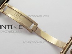 Portuguese Real PR Real Annual Calendar IW503302 RG V9F Best Edition White Dial Brown Leather Strap A52610