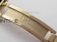 Portuguese Real PR Real Annual Calendar IW503302 RG V9F Best Edition White Dial Brown Leather Strap A52610