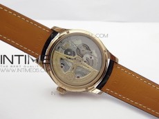 Portuguese Real PR Real Annual Calendar IW503302 RG V9F Best Edition White Dial Brown Leather Strap A52610