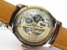 Portuguese Real PR Real Annual Calendar IW503302 RG V9F Best Edition White Dial Brown Leather Strap A52610