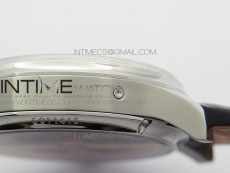 Portuguese Real PR Real Annual Calendar IW503305 V9F Best Edition White Dial Black Leather Strap A52610