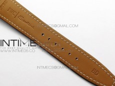 Portuguese Real PR Real Annual Calendar IW503305 V9F Best Edition White Dial Black Leather Strap A52610