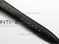 Portuguese Real PR Real Annual Calendar IW503401 V9F Best Edition Blue Dial Black Leather Strap A52610