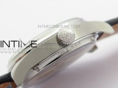 Portuguese Real PR Real Annual Calendar IW503406 V9F Best Edition White Dial Black Leather Strap A52610