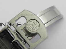 Portuguese Real PR Real Annual Calendar IW503406 V9F Best Edition White Dial Black Leather Strap A52610