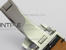 Portuguese Real PR Real Annual Calendar IW503406 V9F Best Edition White Dial Black Leather Strap A52610