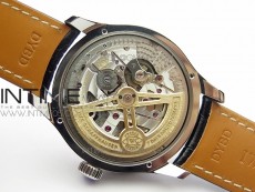 Portuguese Real PR Real Annual Calendar IW503406 V9F Best Edition White Dial Black Leather Strap A52610