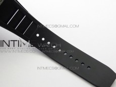 RM011 Titanium Case Diamonds Bezel Chronograph KVF 1:1 Best Edition Skeleton Dial Blue Crown on Black Rubber Strap A7750