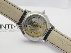 Rendez-Vous Night & Day SS Diamonds Bezel ZF 1:1 Best Edition White MOP Dial on Black Leather Strap A898