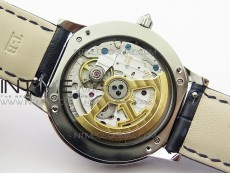Rendez-Vous Night & Day SS Diamonds Bezel ZF 1:1 Best Edition White MOP Dial on Black Leather Strap A898