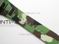RM11-03 SS KVF 1:1 Best Edition Crystal Skeleton Dial on Camo Rubber Strap A7750