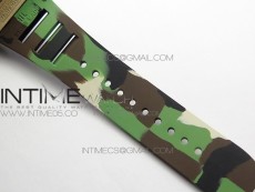 RM11-03 RG KVF 1:1 Best Edition Crystal Skeleton Dial on Camo Rubber Strap A7750