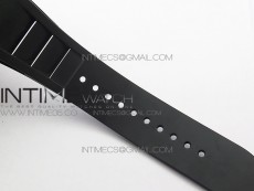 RM11-03 RG KVF 1:1 Best Edition Crystal Skeleton Dial on Black Rubber Strap A7750