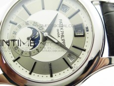 Annual Calendar Complications 5205R SS GRF Best Edition White dial on Black leather strap A324