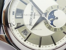 Annual Calendar Complications 5205R SS GRF Best Edition White dial on Black leather strap A324