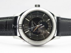 Annual Calendar Complications 5205R SS GRF Best Edition Black dial on Black leather strap A324