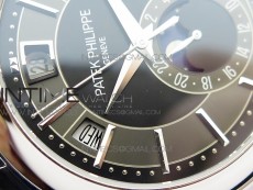 Annual Calendar Complications 5205R SS GRF Best Edition Black dial on Black leather strap A324