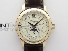 Annual Calendar Complications 5205R RG GRF Best Edition White dial on Brown leather strap A324