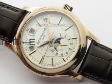 Annual Calendar Complications 5205R RG GRF Best Edition White dial on Brown leather strap A324