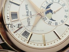 Annual Calendar Complications 5205R RG GRF Best Edition White dial on Brown leather strap A324