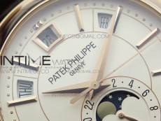 Annual Calendar Complications 5205R RG GRF Best Edition White dial on Brown leather strap A324