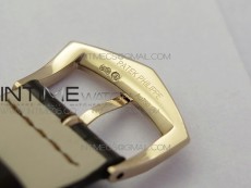 Annual Calendar Complications 5205R RG GRF Best Edition White dial on Brown leather strap A324