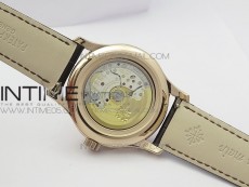 Annual Calendar Complications 5205R RG GRF Best Edition White dial on Brown leather strap A324