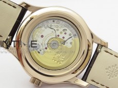 Annual Calendar Complications 5205R RG GRF Best Edition White dial on Brown leather strap A324