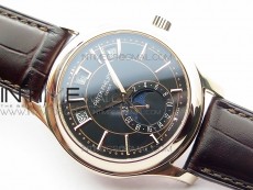 Annual Calendar Complications 5205R RG GRF Best Edition Black dial on Brown leather strap A324