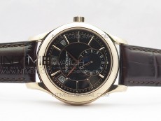 Annual Calendar Complications 5205R RG GRF Best Edition Black dial on Brown leather strap A324