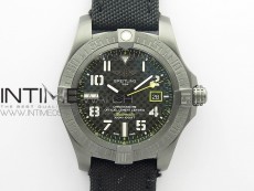 AVENGER Boutique Edition V17310 Ti DLC 1:1 Best Edition Black CF Dial on Nylon Strap A2824