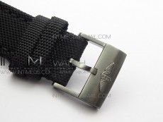 AVENGER Boutique Edition V17310 Ti DLC 1:1 Best Edition Black CF Dial on Nylon Strap A2824
