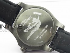 AVENGER Boutique Edition V17310 Ti DLC 1:1 Best Edition Black CF Dial on Nylon Strap A2824